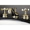 Kingston Brass KS1162BEX 8" Widespread Bathroom Faucet, Polished Brass KS1162BEX - alternate 3